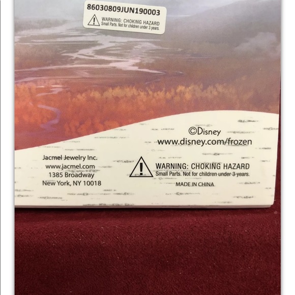 Disney Frozen Fine Silver Plated Drop Dangle Snowflake Earrings - Picture 7 of 9